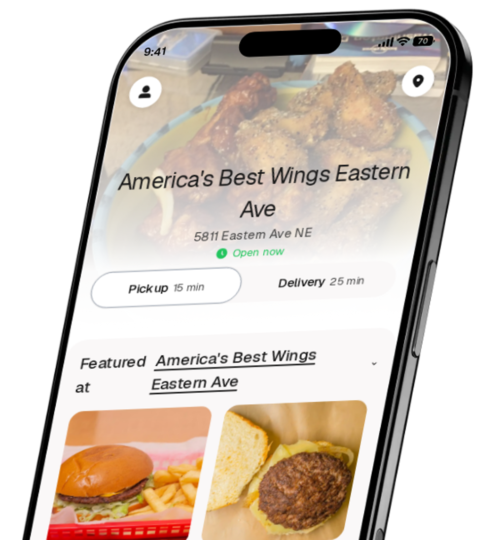 America's Best Wings Eastern Ave app preview
