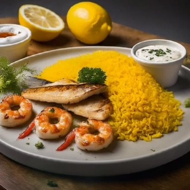 2 Pieces Fish & 5 Pieces Shrimp Combo.