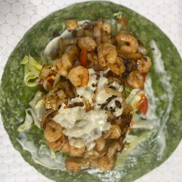 Grilled Shrimp Wrap.